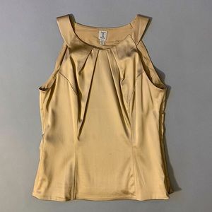 Tristan Gold Sleeveless Top